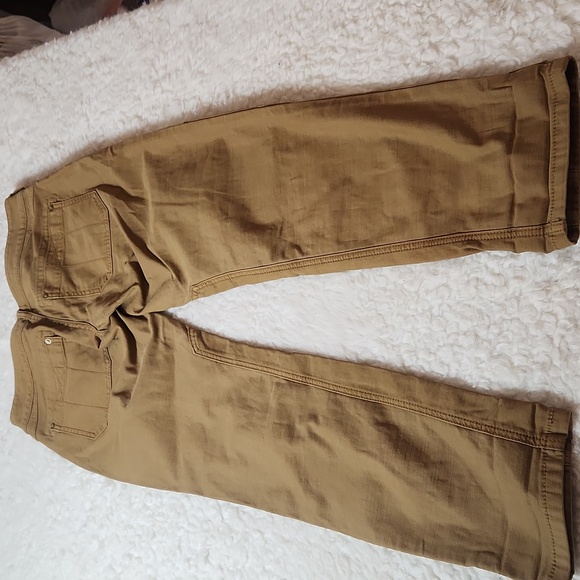 New Anthropologie Pilcro The Wanderer  Low Rise Pants Sz 25 Khaki/Sand - Picture 12 of 16